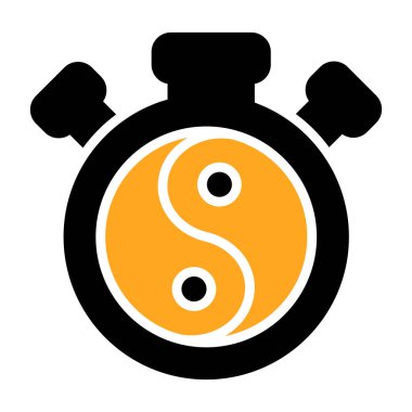 Saat fitness jimnastik ikonu