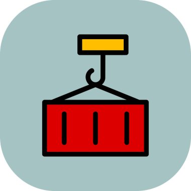 kutu simgesi vektör illüstrasyonu