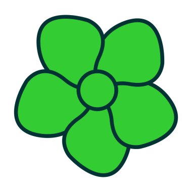 Çiçek Ağı simgesi basit vektör illüstrasyonu