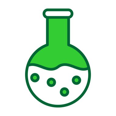 Sıvı ikon vektör illüstrasyon tasarımlı test tüpü