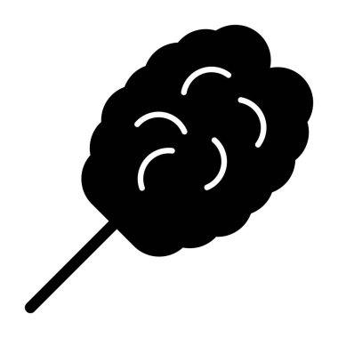 Şeffaf bir arkaplanda lolipop vektör çizimi. Birinci kalite semboller. Konsept ve grafik tasarımı için simgeler.