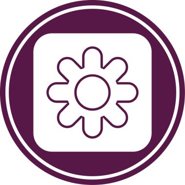 Teçhizat Web simgesi basit illüstrasyon