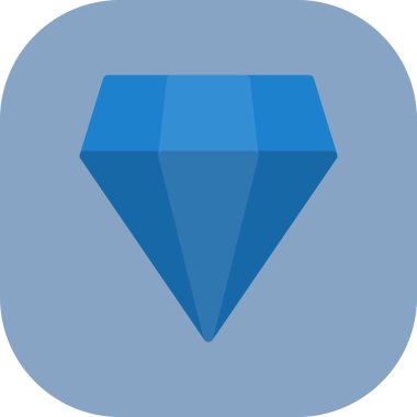 Vektör Elmas Ico, vektör illüstrasyonu