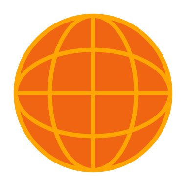 dünya simgesi, vektör illüstrasyonu