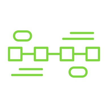 çubuk çizelgesi ince çizgi vektör simgesi