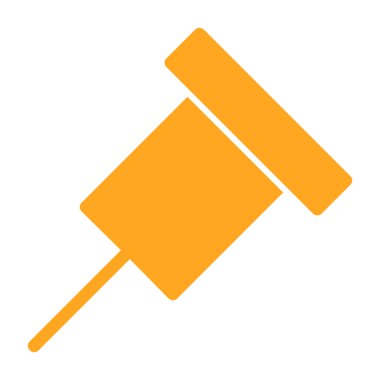 Çekiç simgesi vektörü web ve mobil uygulama tasarımınız için beyaz arkaplanda izole edildi