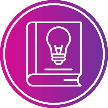 eşsiz fikir vektör çizgisi simgesi