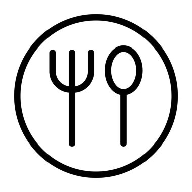 Gıda simgesinin vektör illüstrasyonu