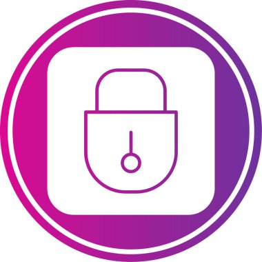 Vektör Kilit simgesi