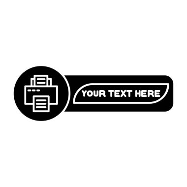 Dijital pazarlama ikonu. Siyah, düz çizim. dijital pazarlama vektörü çizimi arkaplanda izole edildi