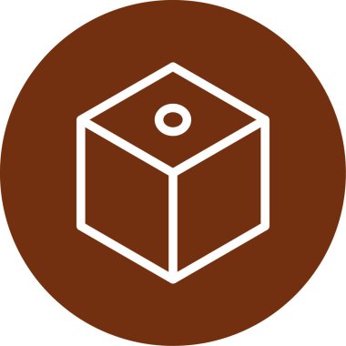 Bir hediye kutusunun vektör illüstrasyonu