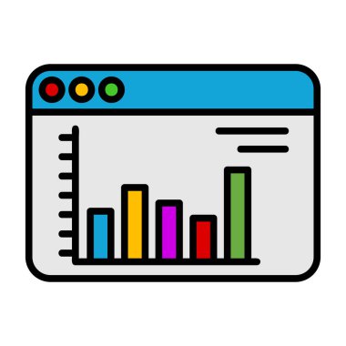 veri analizi vektör çizgisi tasarımı