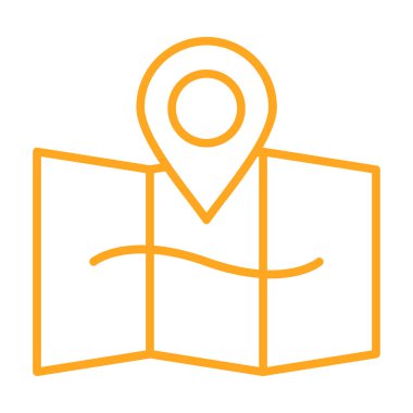 konum simgesi vektör illüstrasyonu