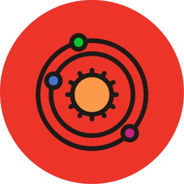 Moda tasarımı izole edilmiş arkaplanda vektör simgesi çizimi