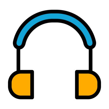 Müzik simgesi vektör illüstrasyonu