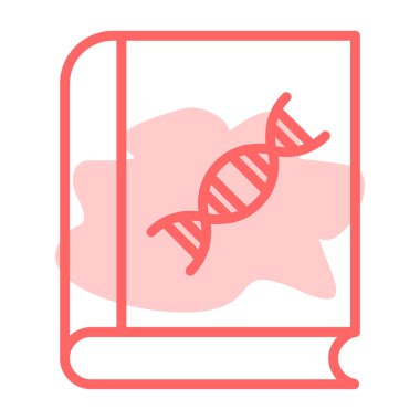 dna. Web simgesi basit illüstrasyon
