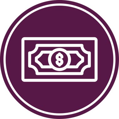 Dolar simgesi vektör illüstrasyonu