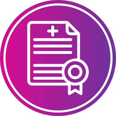 Belge simgesinin vektör illüstrasyonu