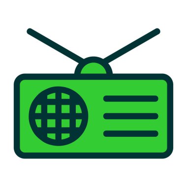 radyo simgesi, vektör illüstrasyon tasarımı