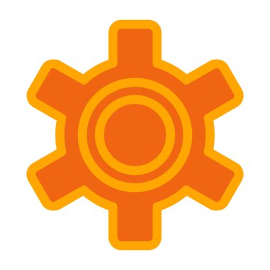 dişli simgesi, basit tasarım