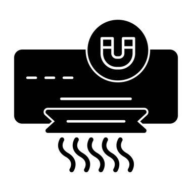 Klima ikonu vektör illüstrasyonu