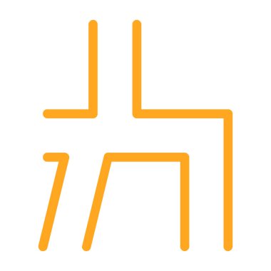 yön ikonu vektör illüstrasyonu