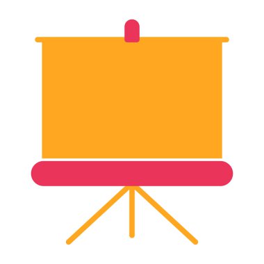 Sunum tahtası. Web simgesi basit illüstrasyon