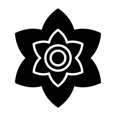 Çiçeğin vektör illüstrasyonu