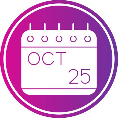 Tek bir takvimdeki 25 Ekim günü