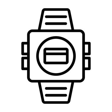 Akıllı Seç simgesi. smartwatch vektör simgesinin özet çizimi