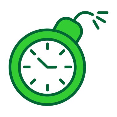 Alarm saat vektör simgesi