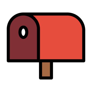 dondurma ikonu vektör illüstrasyonu