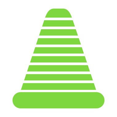 yeşil ağaç simgesi. vektör illüstrasyonu