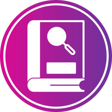 Kitap simgesi, modern tasarım illüstrasyonu