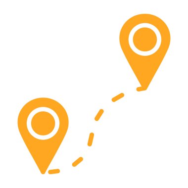 konum. Web simgesi basit illüstrasyon