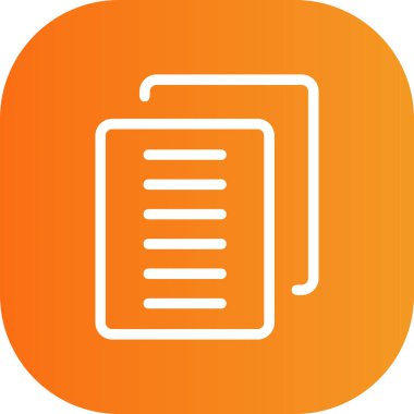 belge simgesi vektör illüstrasyonu