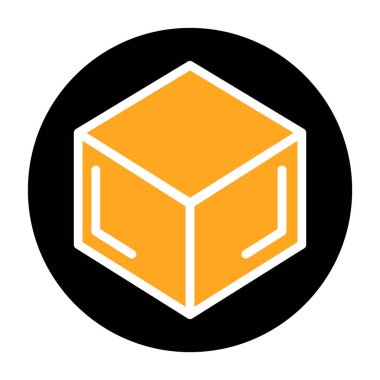 kutu simgesi vektör illüstrasyonu