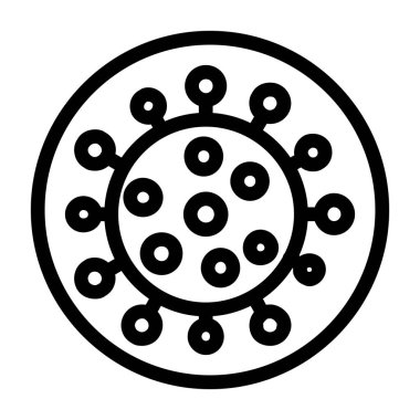 Virüs covid 19 koronavirüs hastalığı, ikon vektör çizim tasarımı