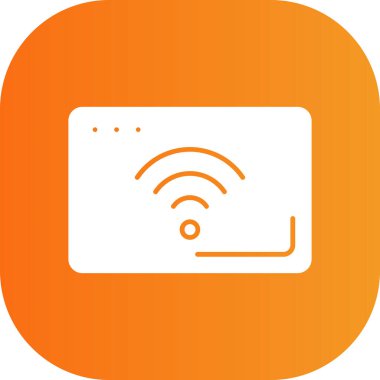 wifi simgesi vektör illüstrasyonu
