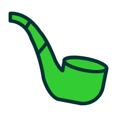 Boru simgesi. Web için boru vektör simgelerinin basit illüstrasyonu