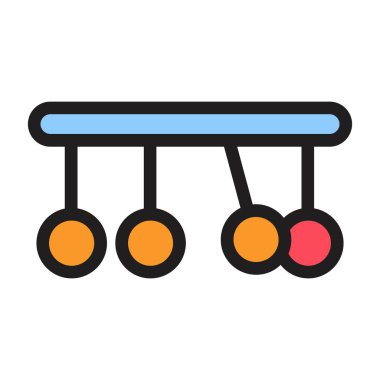 Bir oyuncak simgesinin vektör illüstrasyonu