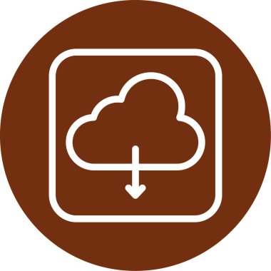 Bulut İndirme. Basit tasarım