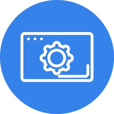 Modern simgenin vektör illüstrasyonu