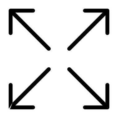 ok simgesi vektör illüstrasyonu