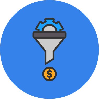 Simge vektör çizim huni