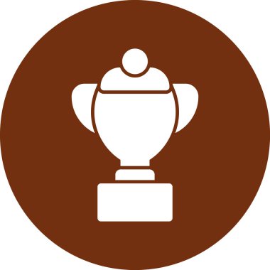 kupa ikonu vektör illüstrasyonu