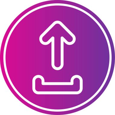 Arrow vektör simgesi illüstrasyonu