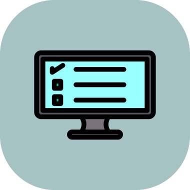 dizüstü bilgisayar web simgesi, basit vektör illüstrasyonu