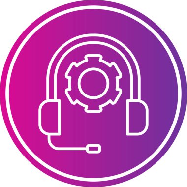 Modern oto tamir simgesinin vektör illüstrasyonu