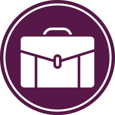 evrak çantası vektör simgesi modern illüstrasyon